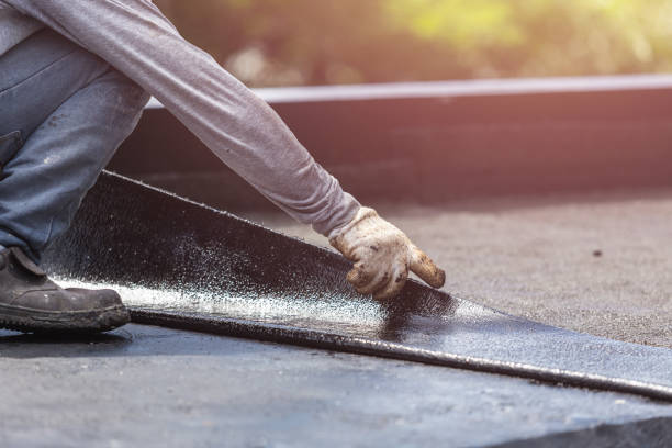 Professional Waterproofing technician working in Brinklow, MD